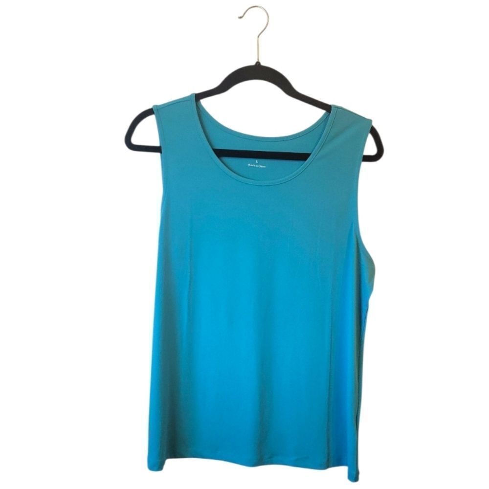 NorthStyle Women's Teal Basic Tank Top Size L